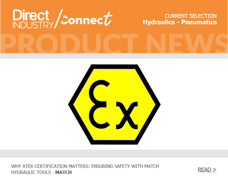 Flanschspreizer für MATCH und Artikel über ATEX bei DirectIndustry!
